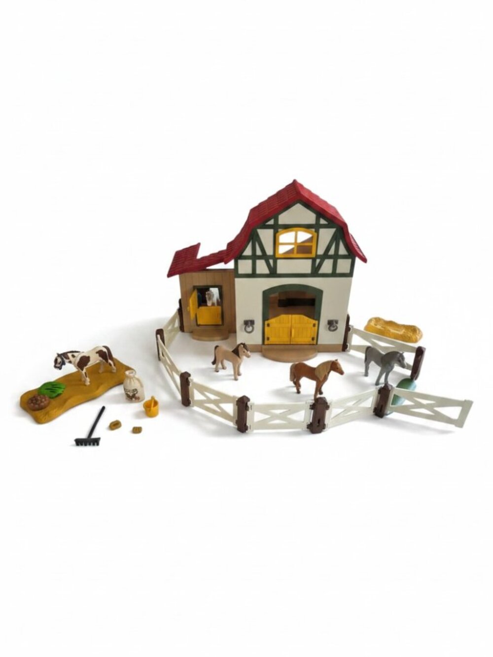Playmobil Farm Playset with Barn, Horses and Accessories
